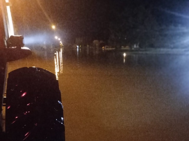 Recalde: m�s de 200 mm y evacuados en una noche cr�tica